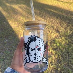 16oz Glass Libbey Cup “Halloween PT.1”